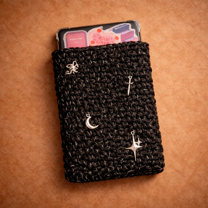 Midnight Crochet Kindle Sleeve – Handmade Bookish Case